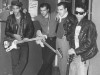Los chilenos Coraz&oacute;n Rebelde en la entrada de Gasolinera (P. Ort&iacute;n, 1984)