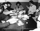 Camerinos de Roxy Club con el jurado del Valencia Sona (Pestano, 1998)