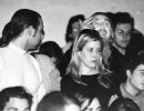 Paco Luna, M&oacute;nica Merino y Sim&oacute; Aguilar en un debate sobre La Explosi&oacute;n Naranja (L. Peir&oacute;, 1998)