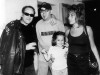 La familia con Johnny Burning en San Antonio de Benag&eacute;ber, Valencia (2000)
