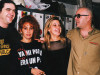 Carles Xavier, Teyma y M&oacute;nica Merino en la trastienda de Roxy Club (2001)