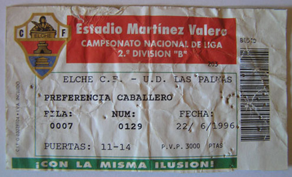 1996, la última alegría de verdad que me ha dado la Unión Deportiva, y tuve la suerte de estar allí.