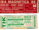 Los dos conciertos que organic&eacute; en Valencia y Albacete para La Gira Magn&eacute;tica de 1988. Si arman ruido, son los nuestros.
