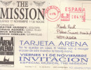 The Mission. Cuando a&uacute;n se mandaban postales y molaba mirar el buz&oacute;n. 1988.